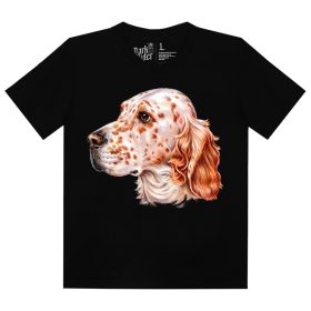 Angol szetter kutyás - Férfi / Unisex Pamut Póló -S