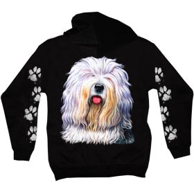 Bobtail  kutyás - Férfi / Unisex Pamut Pulóver