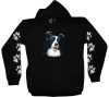 Border collie kutyás - Férfi / Unisex Pamut Pulóver