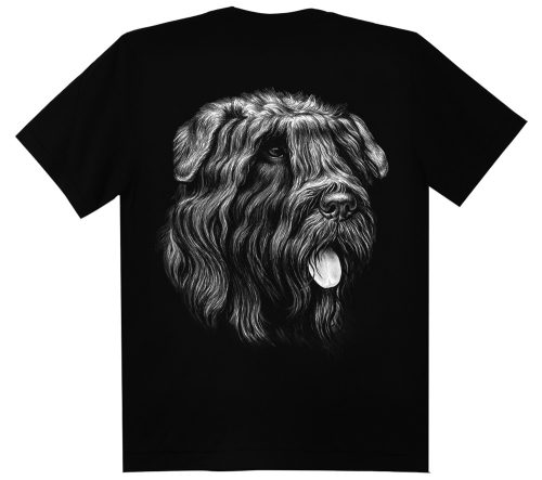 Bouvier  kutyás - Férfi / Unisex Pamut Póló -M