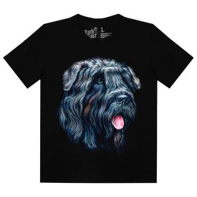 Bouvier  kutyás - Férfi / Unisex Pamut Póló -S