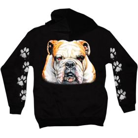 Bulldog  kutyás - Férfi / Unisex Pamut Pulóver