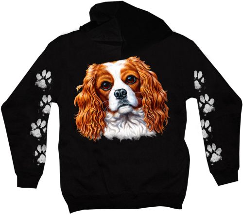 Cavalier  kutyás - Férfi / Unisex Pamut Pulóver