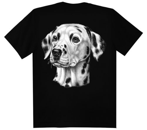 Dalmata ll. kutyás - Férfi / Unisex Pamut Póló -XL