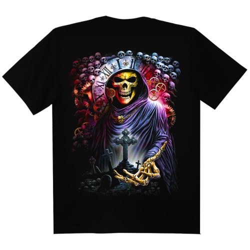 Démoni Idő  -  Férfi / Unisex Koponyás Póló -4XL