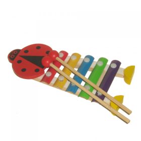 Játék Fa Hangszer Xilofon Katicás