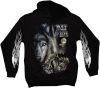 Farkas Motorral - Férfi / Unisex Pamut Pulóver