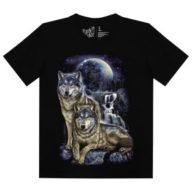 Farkasok  -  Férfi / Unisex Pamut Póló -S