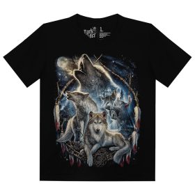 Farkasok álomcsapdában  -  Férfi / Unisex Pamut Póló -S