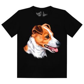 Foxterrier kutyás - Gyerek Pamut Póló -S