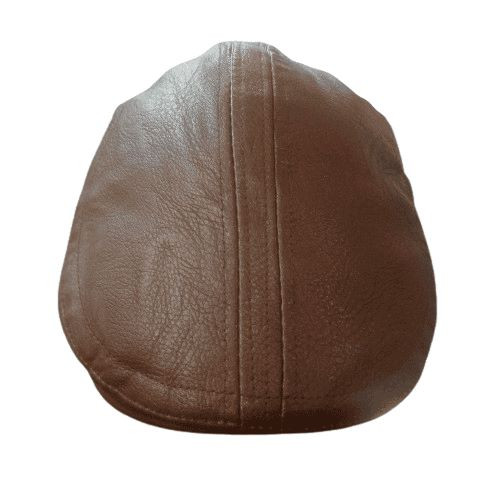 Bőr Golf / Gatsby Sapka Világosbarna