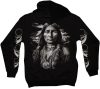 Indián portré - Férfi / Unisex Pamut Pulóver