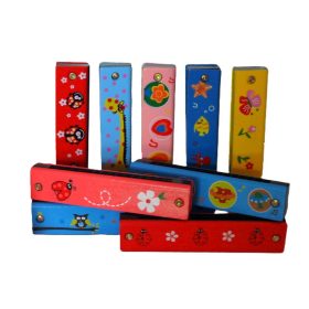 Szájharmónika Játék Fa Hangszer 