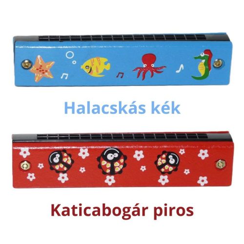 Szájharmónika Játék Fa Hangszer 