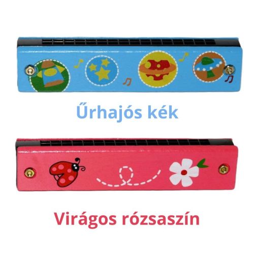 Szájharmónika Játék Fa Hangszer 