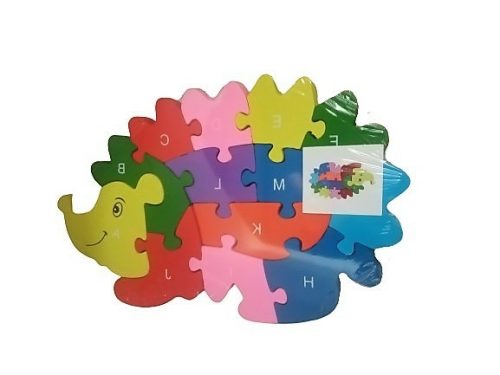 Játék Fa Kirakó Süni