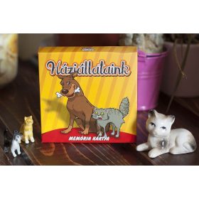 Játék Kártya Memória Háziállataink