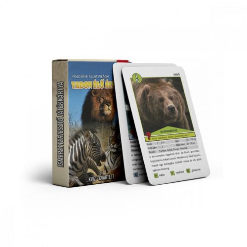 Játék Kártya Vadon Élő Állatok