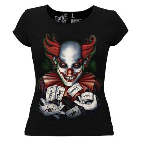 Joker kártyával - Női Pamut Póló -XS