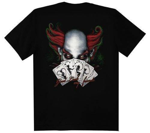 Joker kártyával  -  Férfi / Unisex Pamut Póló -L