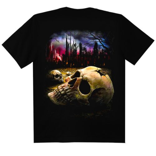 Koponya  -  Férfi / Unisex Koponyás Póló -4XL