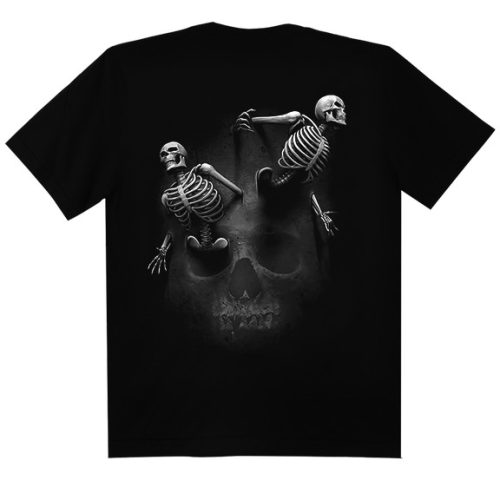 Kék Koponya  -  Férfi / Unisex Koponyás Póló -3XL