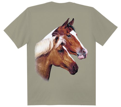 Lovas - Férfi / Unisex Pamut Póló -2XL