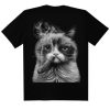 Mogorva Macska/Grumpy Cat Férfi / Unisex Cicás Póló -2XL