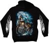 Motoros paripa - Férfi / Unisex Pamut Pulóver