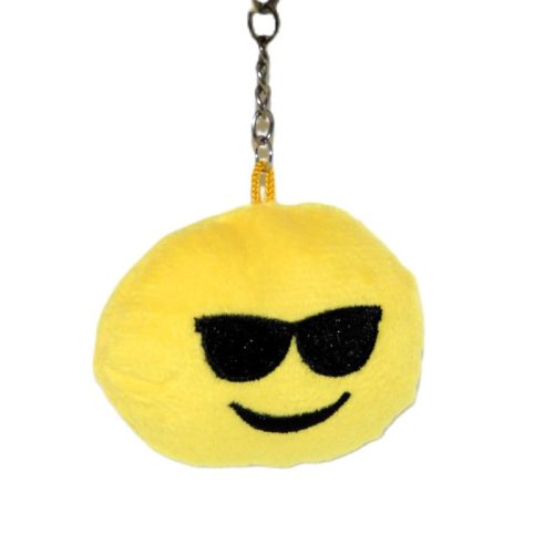 Napszemüveges-Emoji Kulcstartó-7 cm 