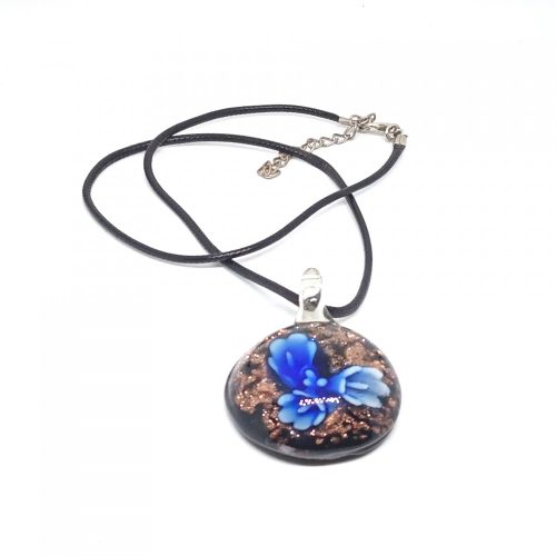 Nyaklánc Üvegmedállal