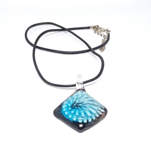 Nyaklánc Üvegmedállal