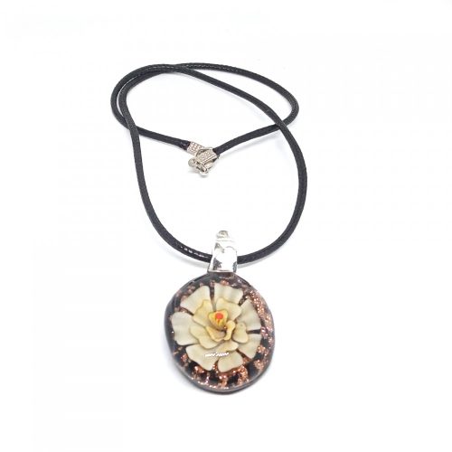 Nyaklánc Üvegmedállal