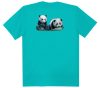 Panda macis  - Gyerek Pamut Póló -2XL