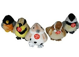 Plüss Madár Csiripelő