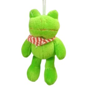 Plüss Béka Kulcstartó - Táskadísz