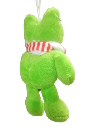 Plüss Béka Kulcstartó - Táskadísz