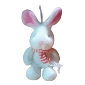 Plüss Nyuszi Fehér Kulcstartó - Táskadísz