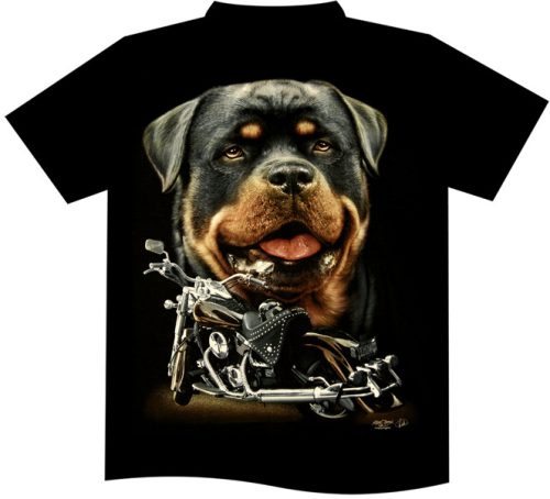 Rottweiler lll. kutyás - Férfi / Unisex Pamut Póló -
