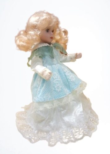 Retró Porcelán Baba Szőke I.