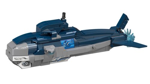 Cápa - Tengeralattjáró - Járőrhajó - 3 in 1 QMAN® 42113