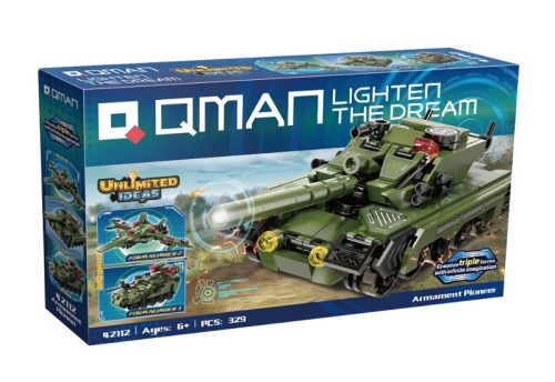 Tank, Harcigép vagy Tankelhárító 3in1 - QMAN® 42112