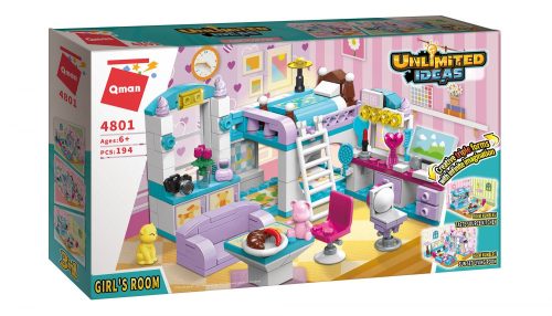 Lányszoba : nappali, hálószoba, konyha 3in1 - QMAN® 4801