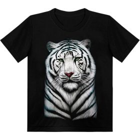 Fehér Tigris-mintás Gyerek Szabadidőruha