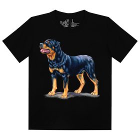 Rottweiler l. kutyás - Férfi / Unisex Pamut Póló -S