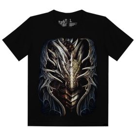 Sárkány lV -  Férfi / Unisex Sárkányos Póló -S