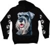 Schnauzer  kutyás - Férfi / Unisex Pamut Pulóver