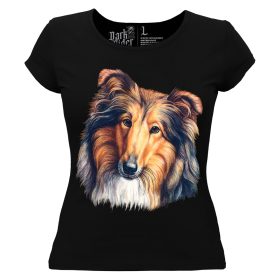 Skótjuhász kutyás - Női Pamut Póló -XS