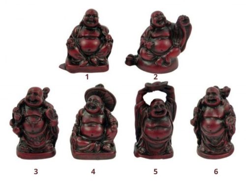 Buddha szerencsehozó szobor 7cm/1