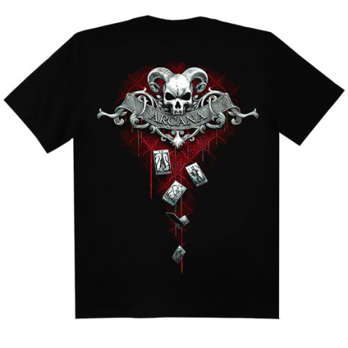 Tarott Kaszás  -  Férfi / Unisex Koponyás Póló -3XL